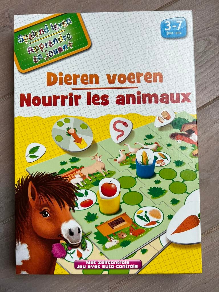 Gezelschapsspel Dieren voeren van Innovakids, Drie of vier spelers, Ophalen of Verzenden, Zo goed als nieuw, Innovakids