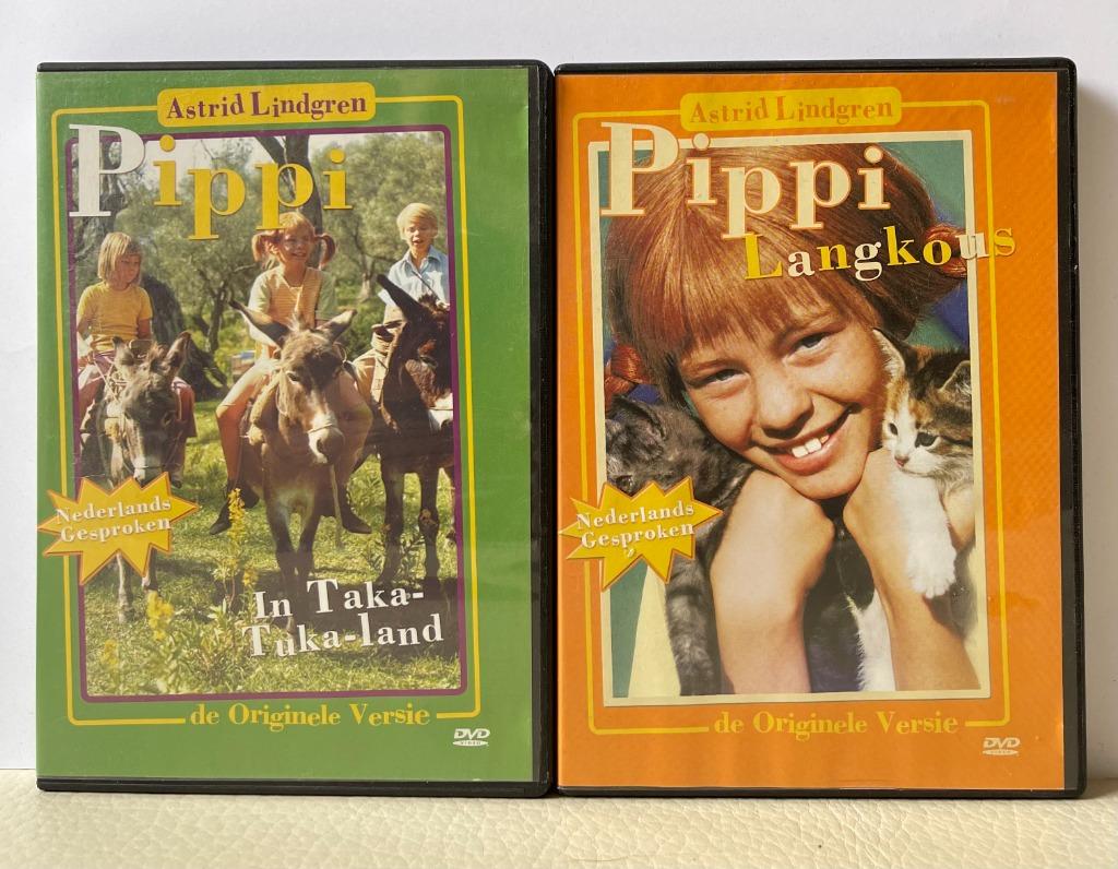 2 dvd's Pipi Langkous, Ophalen of Verzenden
