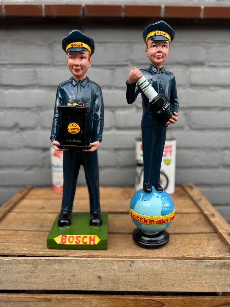 Vintage Bosch reclame beeld, Verzamelen, Ophalen of Verzenden, Zo goed als nieuw, Reclamebord