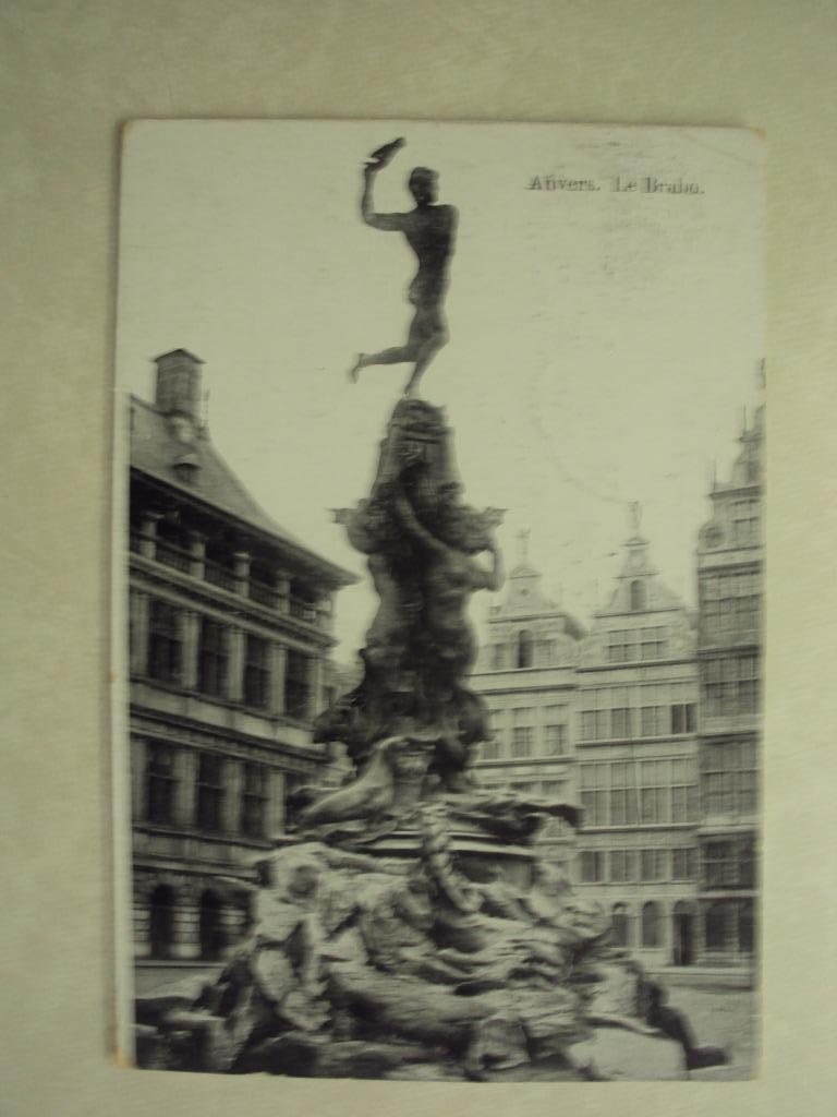 53551 - ANVERS - LE BRABO - ZIE 2 FOTO'S, Envoi