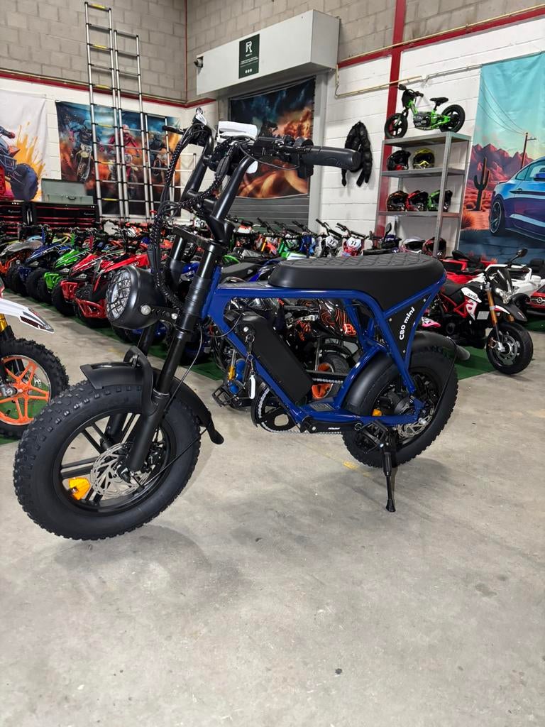 Nieuw Ouxi Elektrische Fiets Fatbike C80 Mini Blauw ! 2025, Nieuw