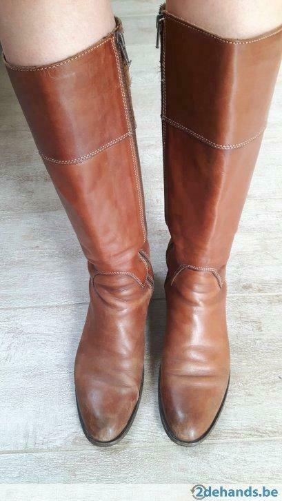 Laarzen cognac, Kleding | Dames, Gedragen, Hoge laarzen
