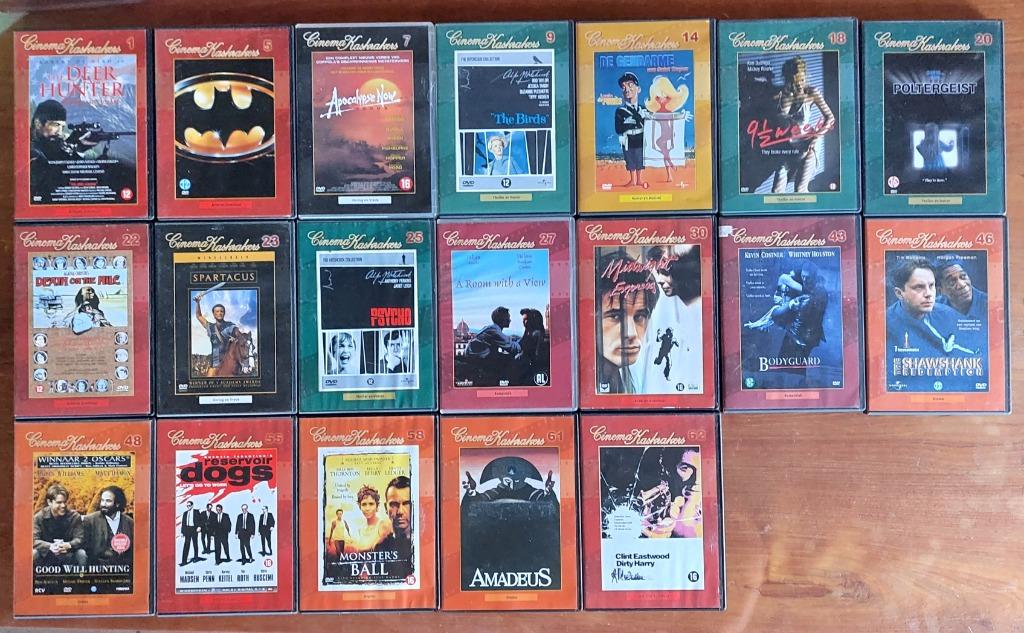 DVD - Cinema Kaskrakers - 20 stuks, Cd's en Dvd's, Dvd's | Klassiekers, Zo goed als nieuw, Ophalen of Verzenden