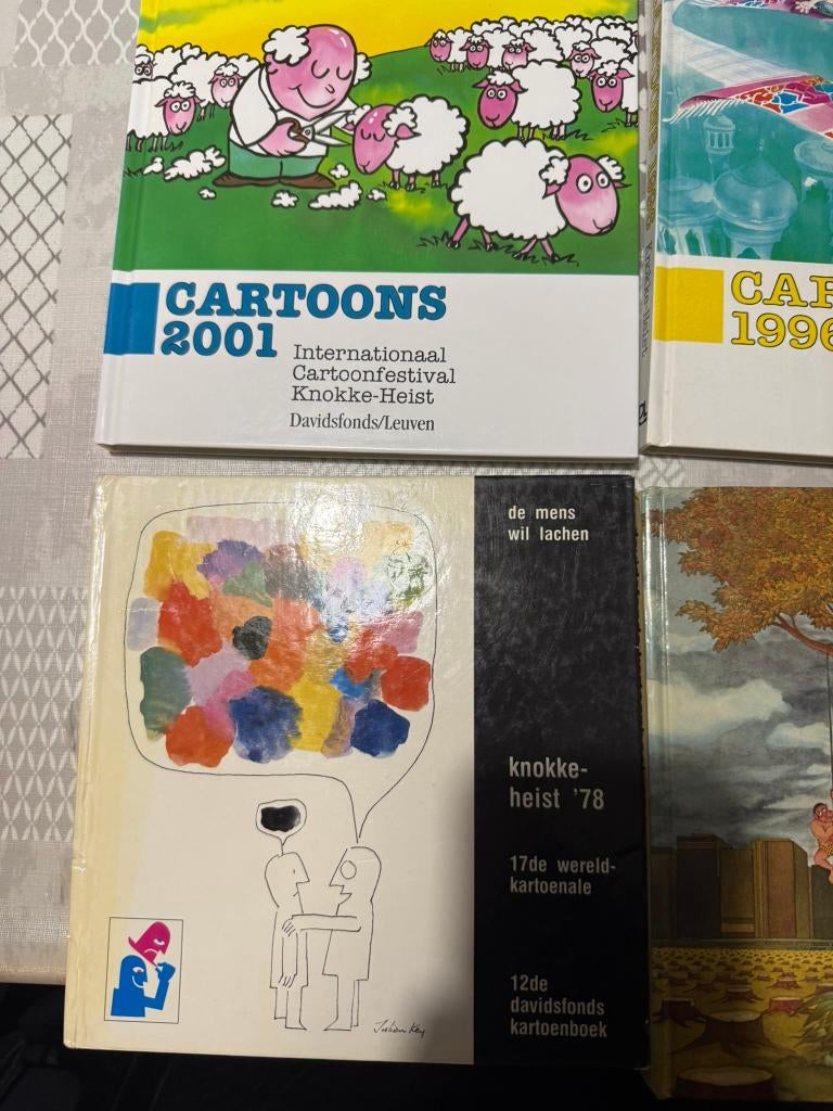 Pakket Davidsfonds Kartoenboek, Knokke Heist 23 stuks, Ophalen of Verzenden, Gelezen, Cartoons