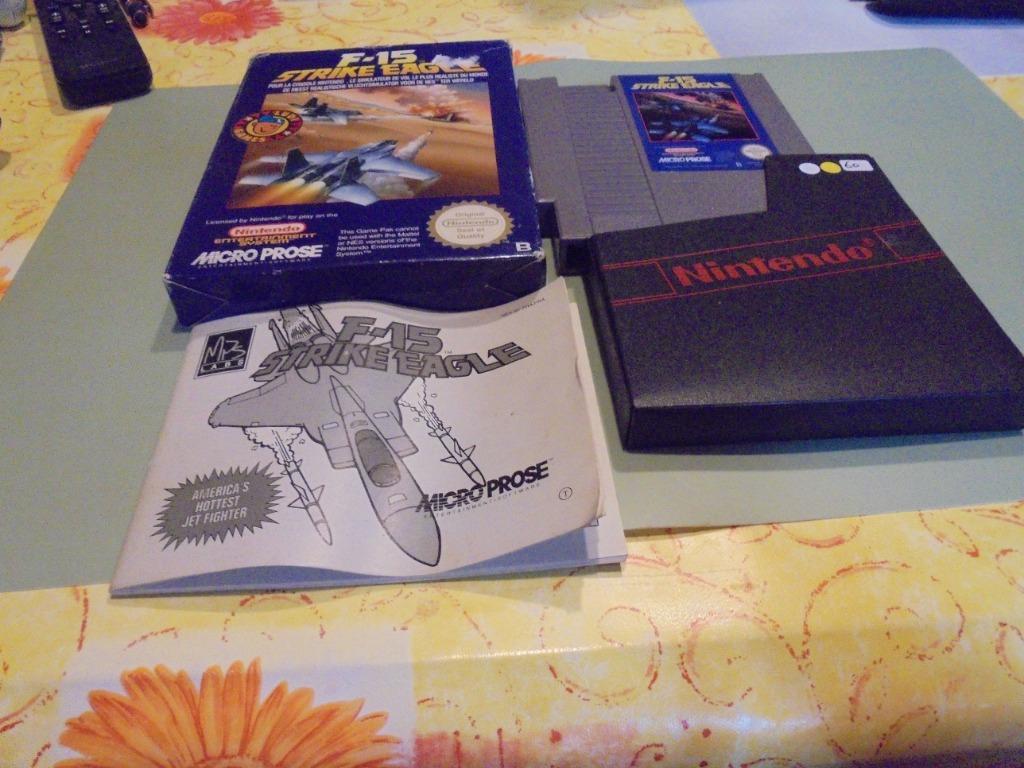 Nintendo NES F15 Strike Eagle (zie foto), Enlèvement ou Envoi, Utilisé