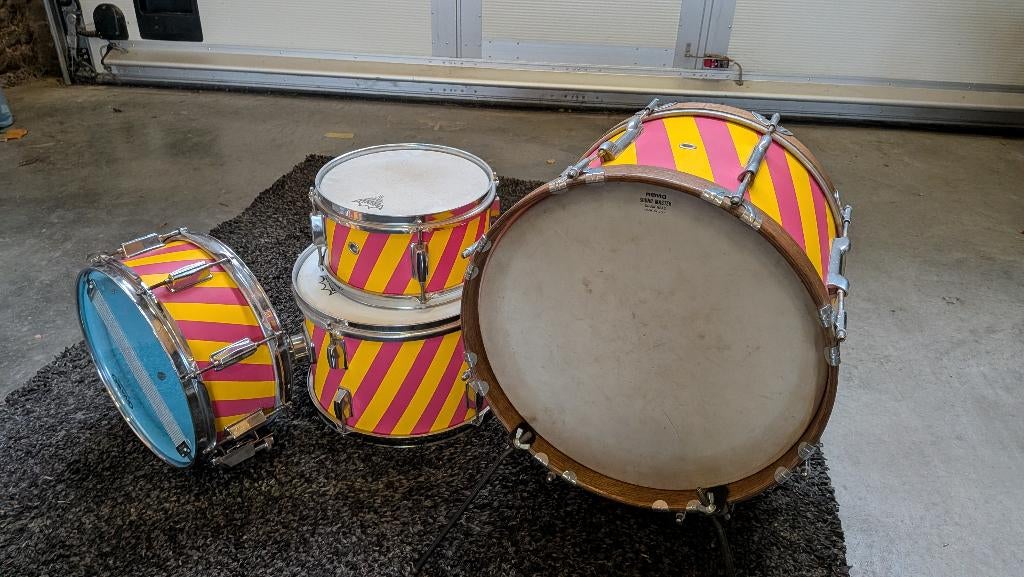 Custom mini drum kit, Muziek en Instrumenten, Ophalen, Gebruikt
