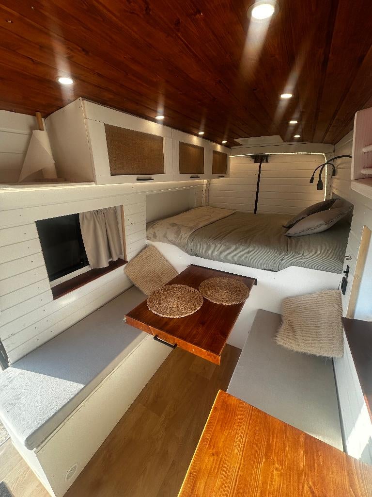 Camper van aménagé, Caravanes & Camping, Camping-cars, 6 à 7 mètres, Boîte manuelle, Diesel, Porte conducteur