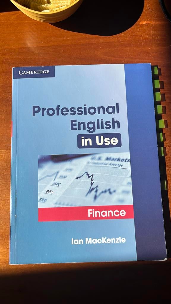 Professional English in Use - Finance, Boeken, Ophalen of Verzenden, Zo goed als nieuw