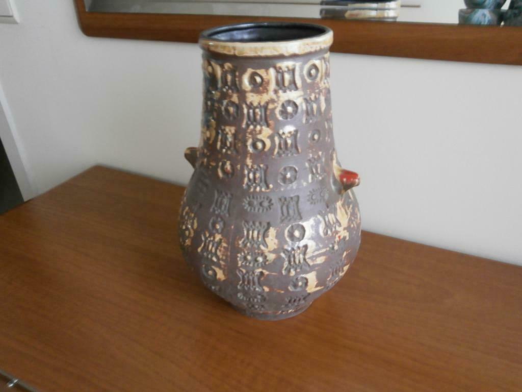 Vintage keramiek vaas van SPARA W-GERMANY, jaren 70., Enlèvement ou Envoi