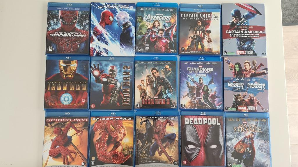 Vele Marvel en DC films, Cd's en Dvd's, Ophalen of Verzenden, Zo goed als nieuw, Actie