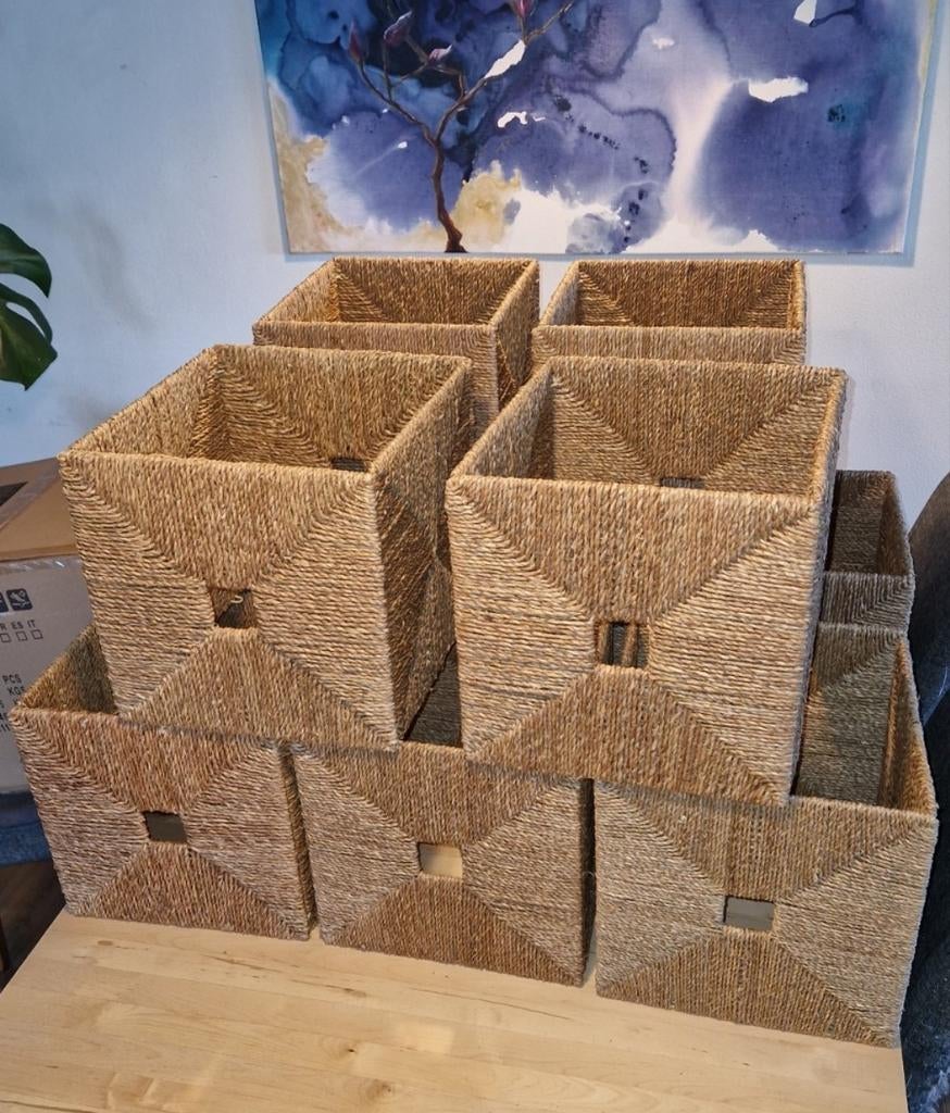 Corbeilles en jonc de mer Knipsa, Maison & Meubles, Accessoires pour la Maison | Plataux & Paniers, Panier, Enlèvement