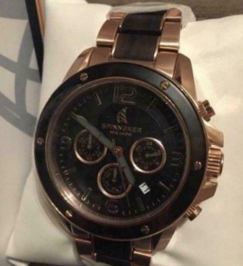 Herenhorloge van Spinnaker (SP-5027-22) *NIEUW*, Ophalen, Nieuw, Polshorloge, Overige merken