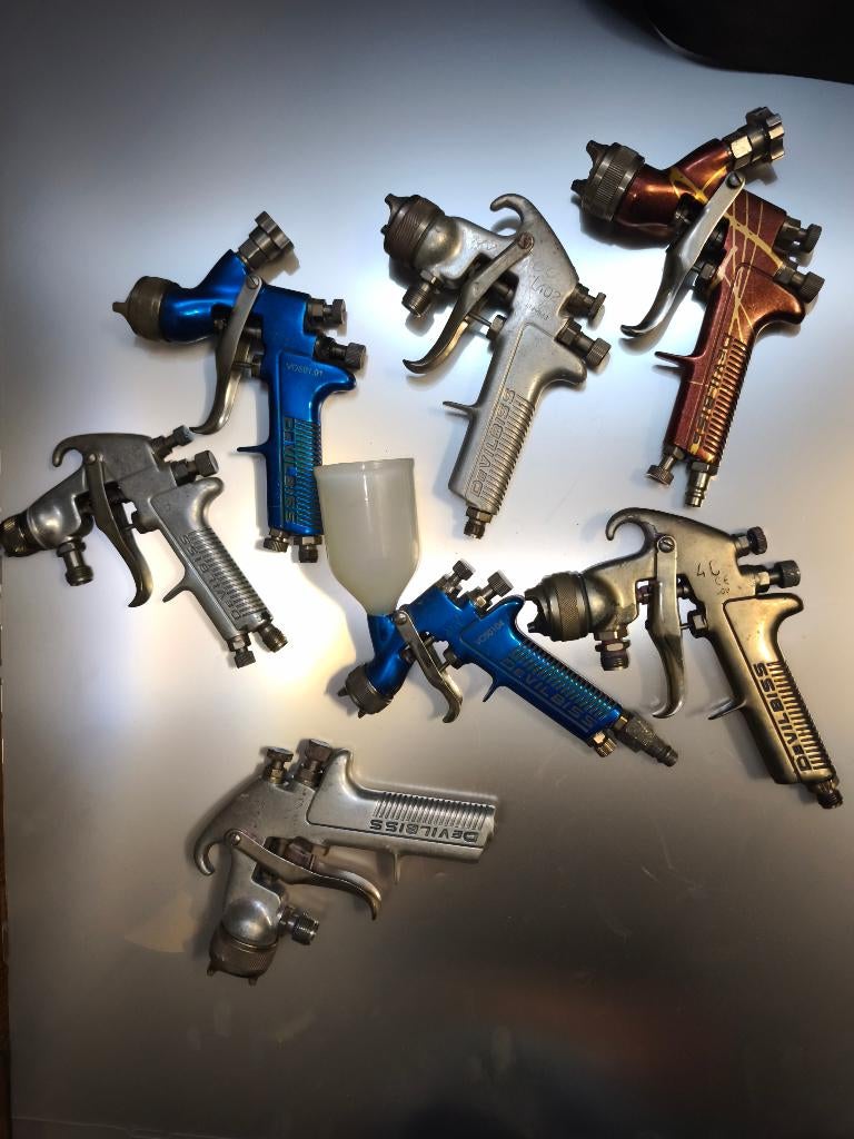 Verfpistool Lucht, Doe-het-zelf en Bouw, Ophalen of Verzenden, Gebruikt, Verfspuit of Verfpomp