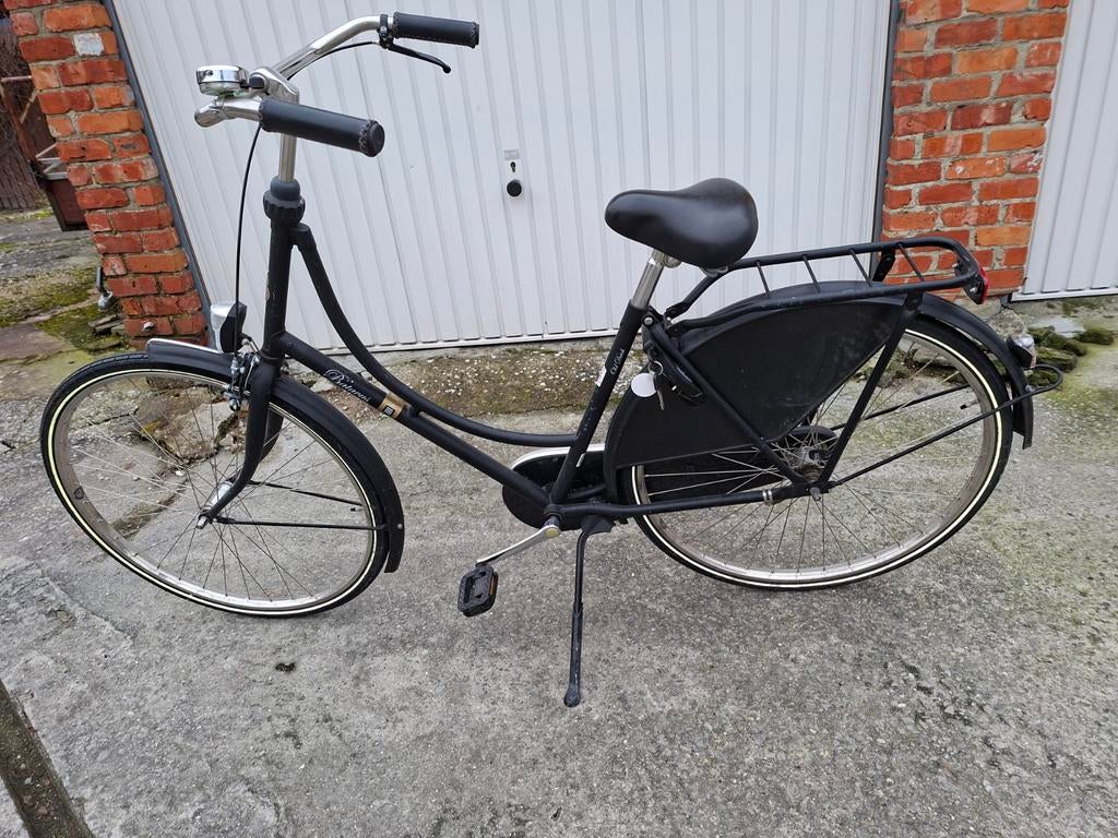 Oma fiets Batavus, Ophalen