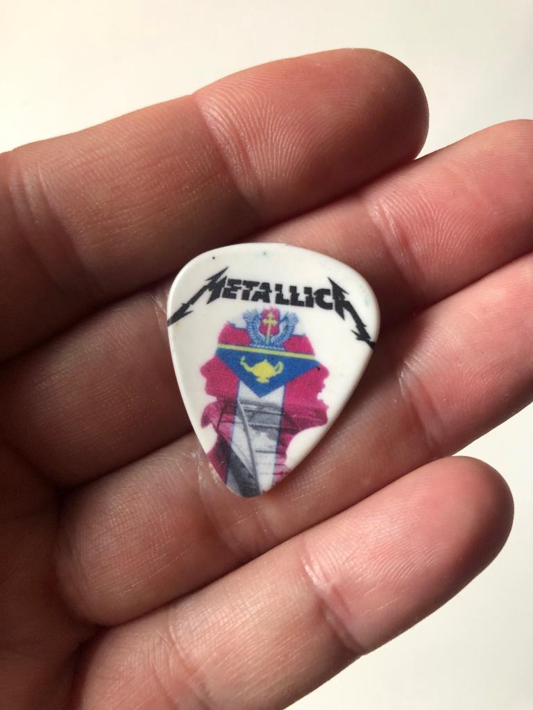 Metallica original Austin Texas USA Guitarpick 2018 plectrum, Cd's en Dvd's, Cd's | Hardrock en Metal, Zo goed als nieuw, Ophalen of Verzenden
