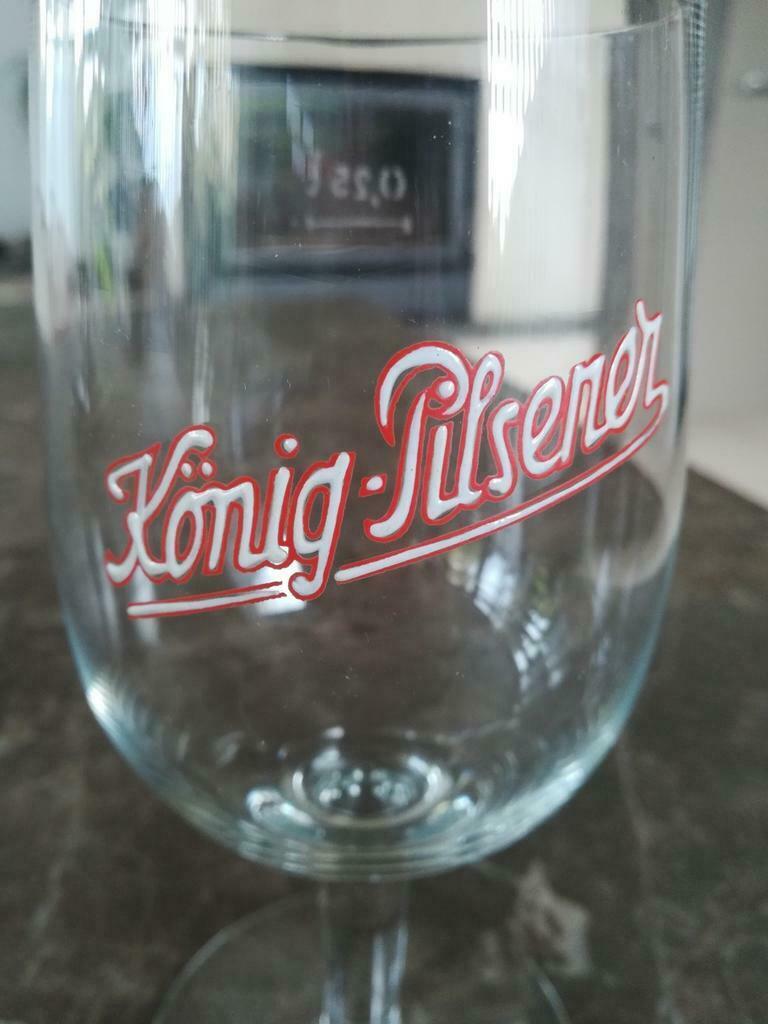 Verre émaillé avec logo König-Pilsener, Enlèvement ou Envoi, Comme neuf