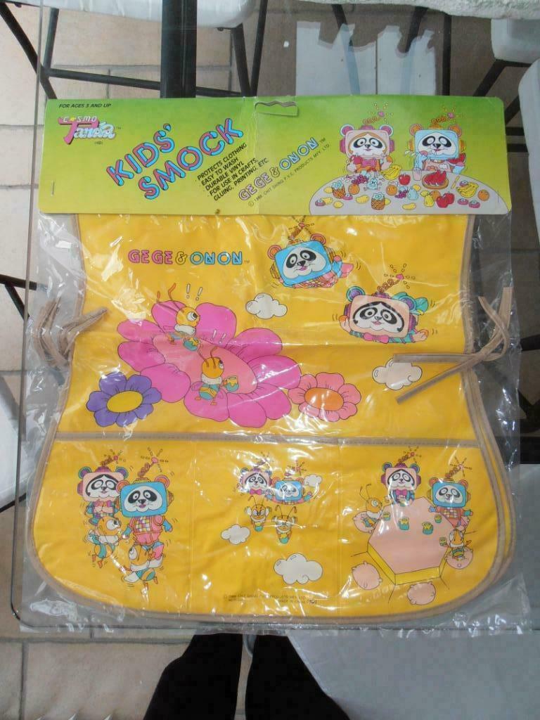 Tablier de peinture pour enfant "Cosmo Panda's" – 1988, Enfants & Bébés, Enlèvement ou Envoi, Comme neuf