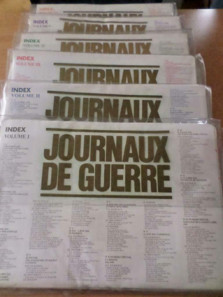 Journaux de guerre, 6 pochettes, Hachette,  Complet **NEUF**, Enlèvement ou Envoi, Deuxième Guerre mondiale, Neuf, Général