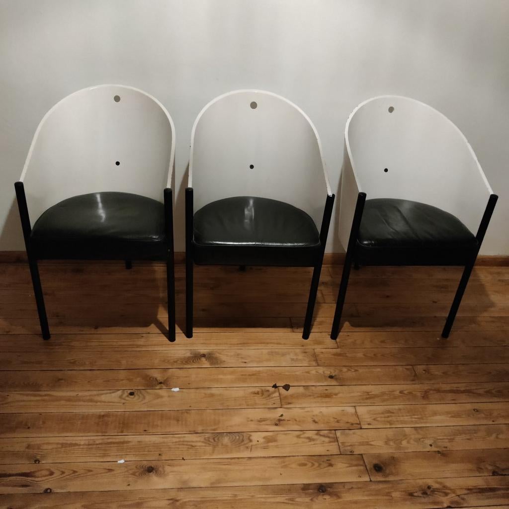 Philippe Starck Costes replica 3 stoelen, Ophalen, Gebruikt