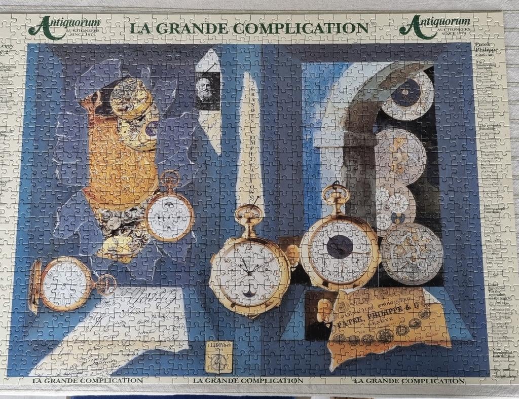 Complete Patek Philippe-puzzel, ZELDZAAM!veilingen vanaf 50€, Ophalen of Verzenden, Legpuzzel