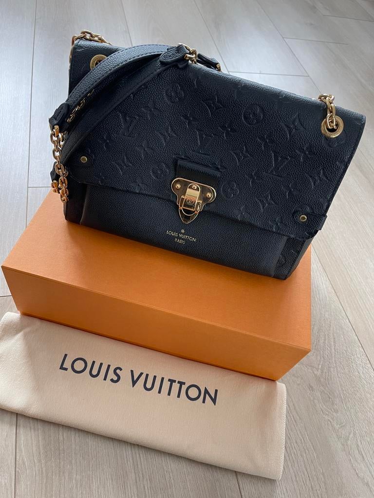 Louis Vuitton Vavin MM zwarte handtas, Ophalen of Verzenden, Zo goed als nieuw