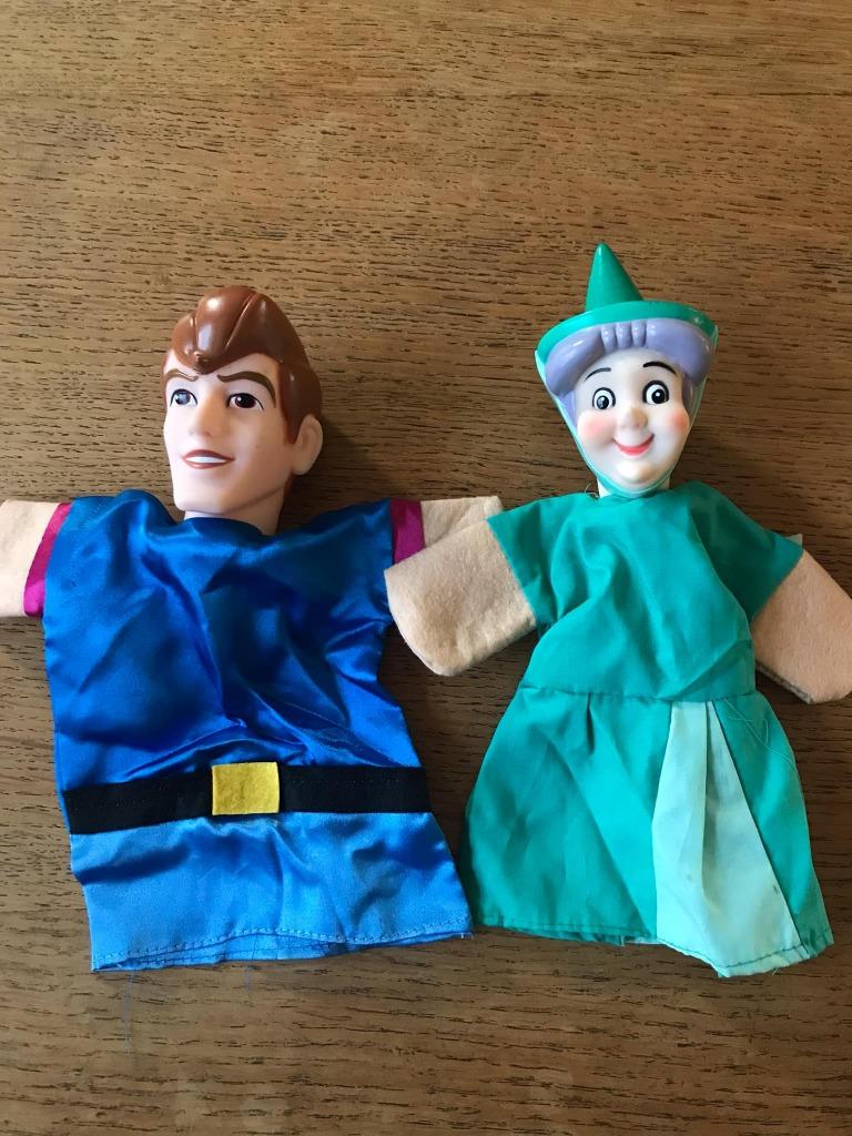 Marionnettes vintage Disney, Enlèvement ou Envoi, Blanche-Neige ou Belle au Bois Dormant, Utilisé, Autres types