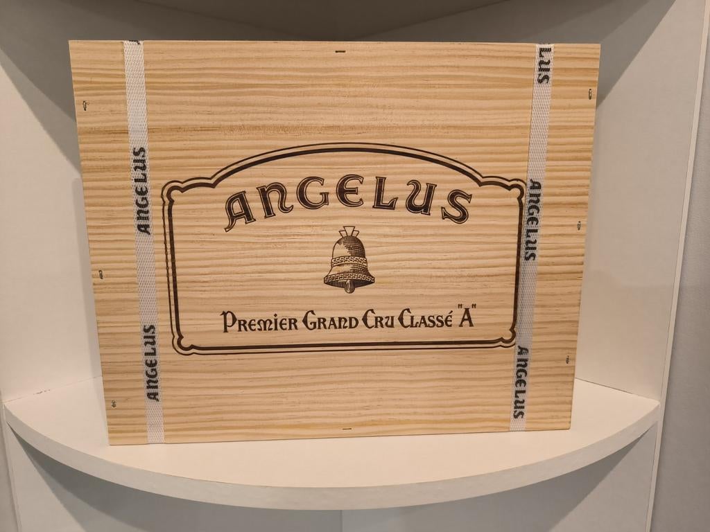 3 x Château ANGELUS 2020 dans une caisse, Enlèvement ou Envoi