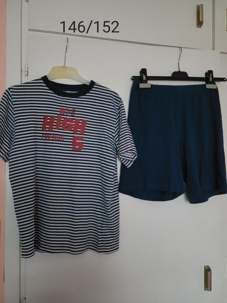 Korte jongens zomerpyjama's 146/152, Enlèvement ou Envoi, Utilisé