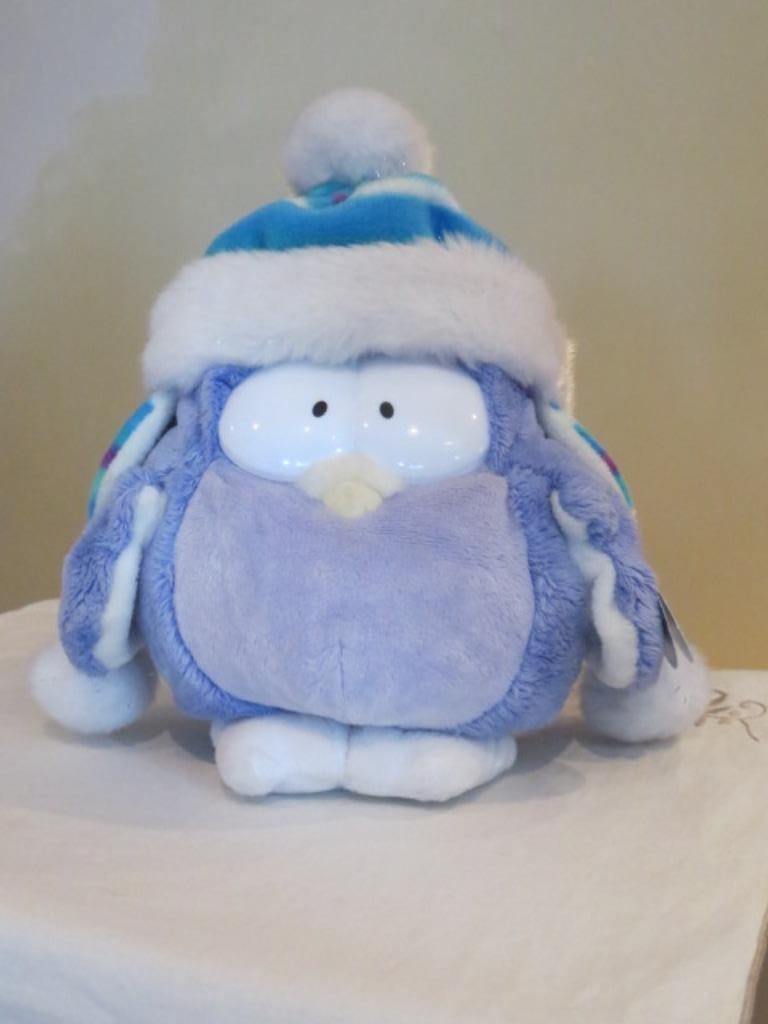 knuffel : Bobble - uil met muts - nieuw, Kinderen en Baby's, Speelgoed | Knuffels en Pluche, Ophalen of Verzenden, Nieuw, Overige typen