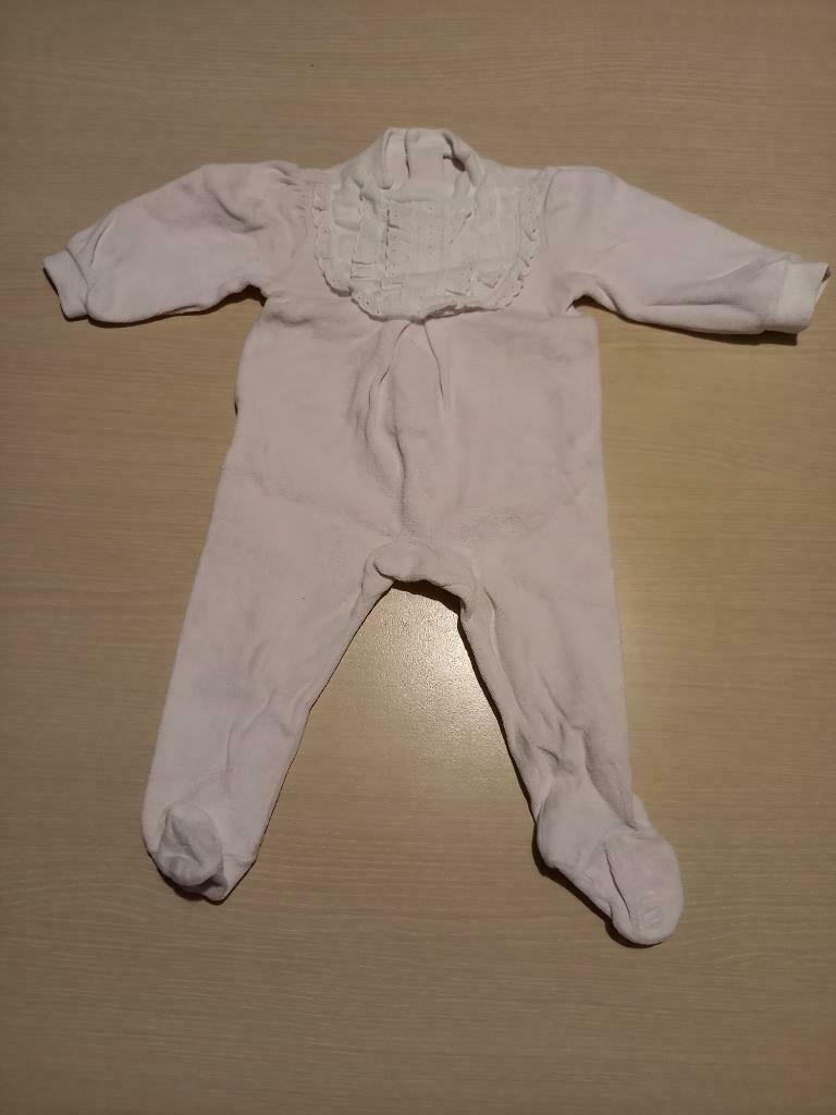 Vintage lichtroze kruippakje, maat 68, Kinderen en Baby's, Babykleding | Maat 68, Gebruikt, Meisje, Ophalen of Verzenden, Setje
