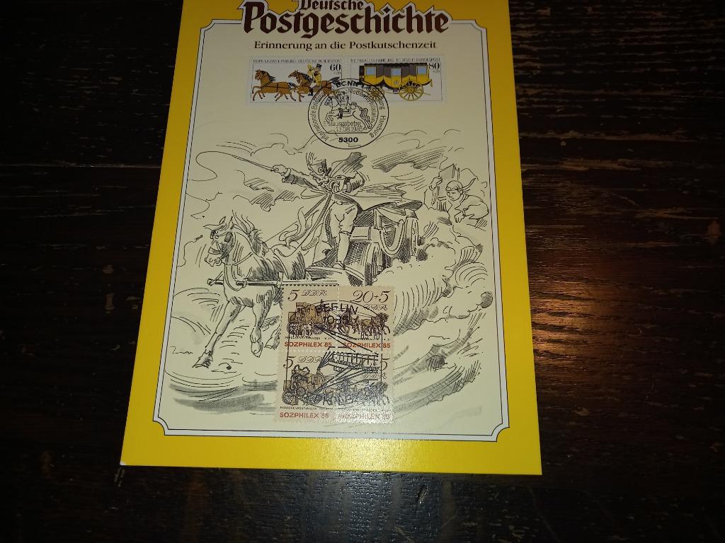 DDR SONDERBLAD 2965/66 lot 665, Ophalen of Verzenden, DDR