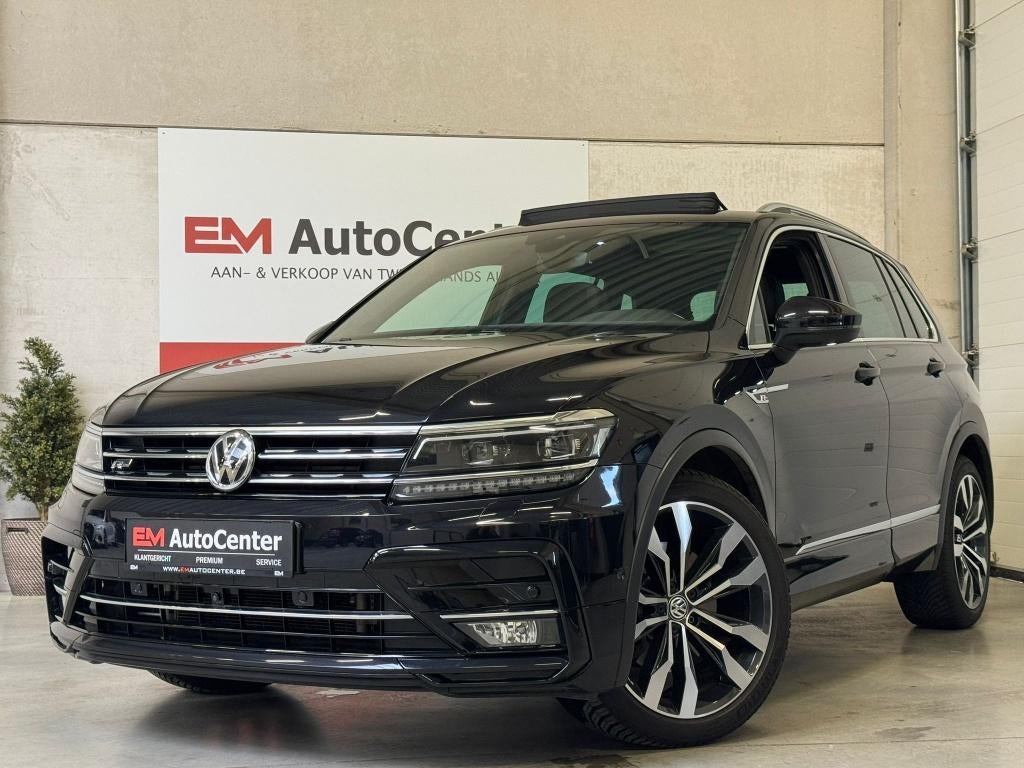 VW Tiguan 2.0 TDI 4M R-Line LED-Pano-360CAM-Memory-CarPlay, Auto's, Volkswagen, Bedrijf, Te koop, Tiguan, 4x4, Diesel, Euro 6