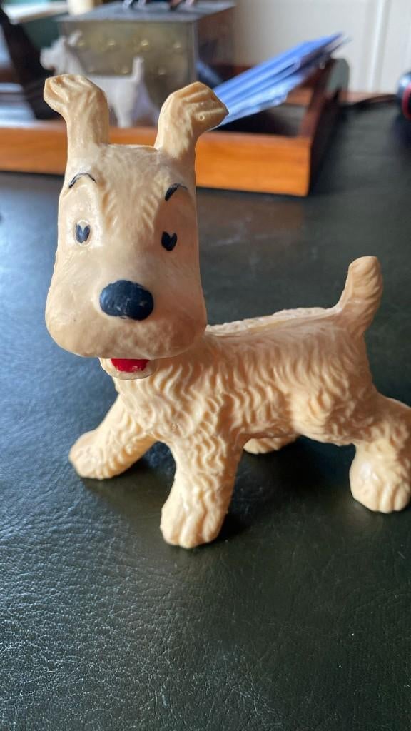 Herge - Bobby Kuifjes punten pop, Verzamelen, Ophalen of Verzenden, Kuifje, Gebruikt, Beeldje of Figuurtje