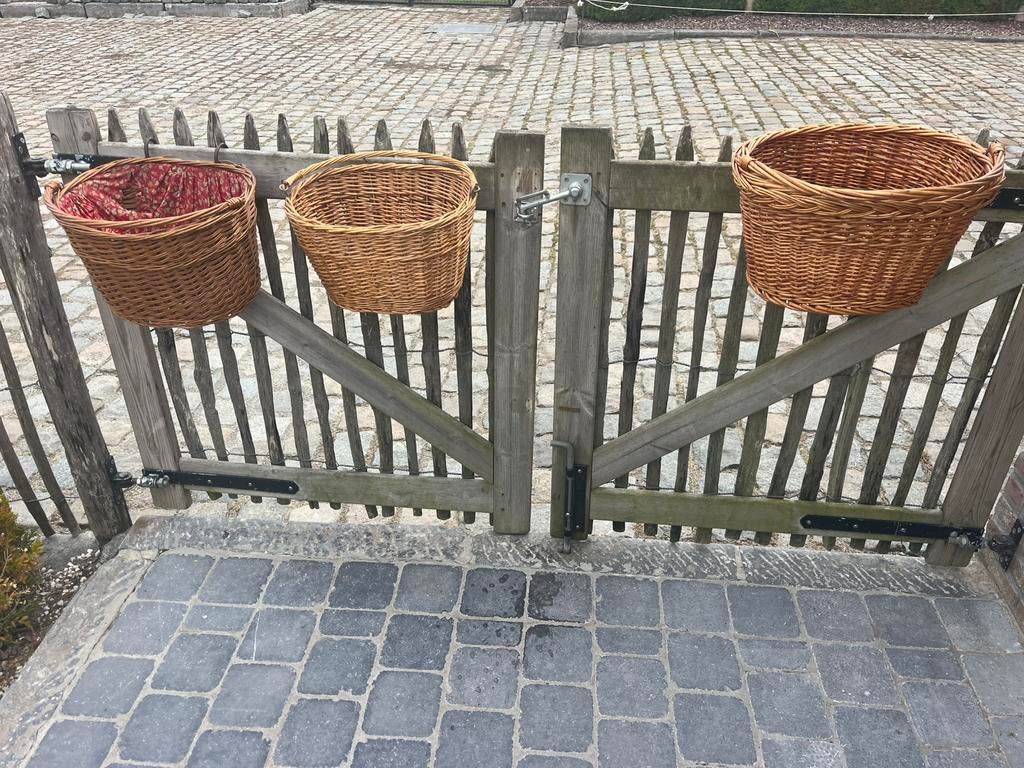 Rieten fietsmandjes, Fietsen en Brommers, Fietsaccessoires | Fietsmanden, Ophalen, Gebruikt