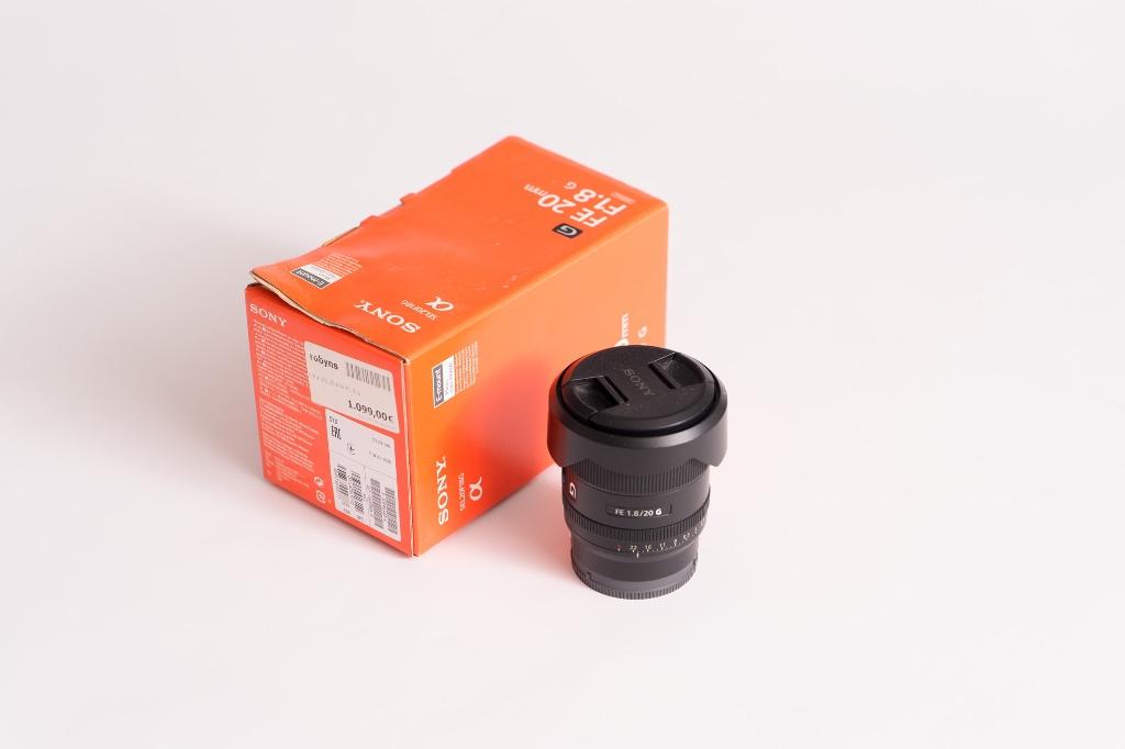 Sony FE 20mm F1.8 G – Topstaat – Zeer scherp, Ophalen, Zo goed als nieuw, Groothoeklens