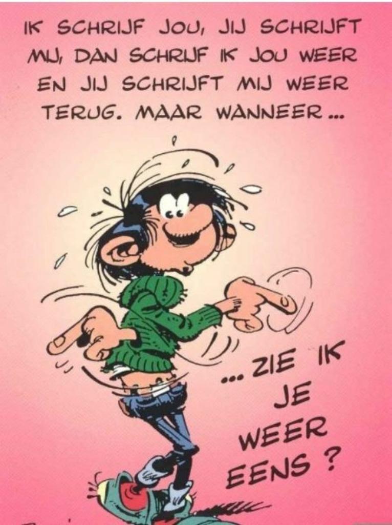 Guust Flater - Gaston Lagaffe - Set van 10 prentkaarten, Verzamelen, Ophalen of Verzenden, 1980 tot heden, Ongelopen