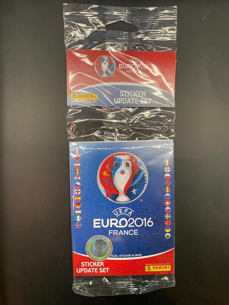 Panini euro 2016 update sticker set, Ophalen of Verzenden, Zo goed als nieuw, Sticker