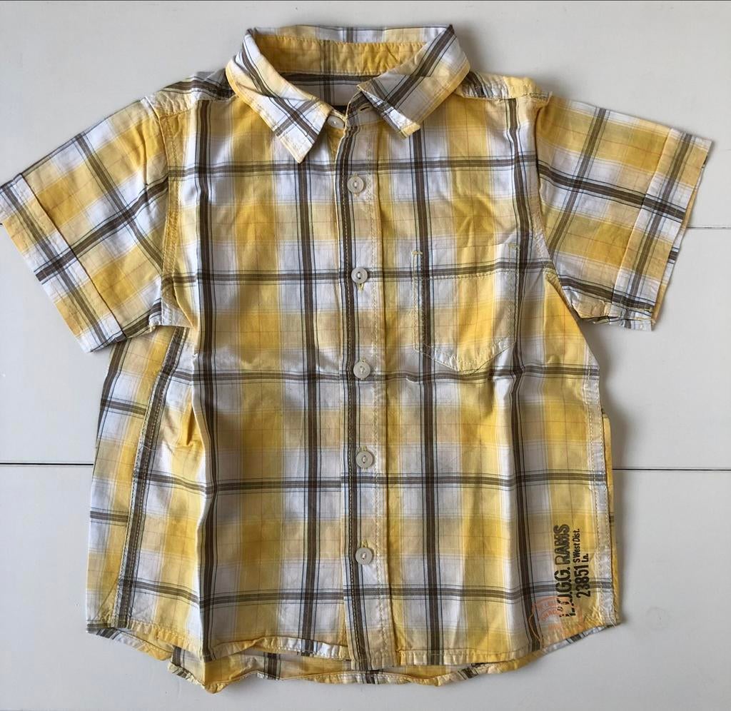 jongenshemdje H&M 98 104 geruit, Kinderen en Baby's, Kinderkleding | Maat 104, Gebruikt, H&M, Overhemd of Blouse, Ophalen of Verzenden
