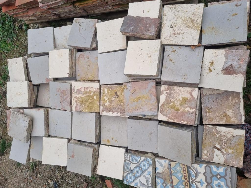 carrelage ancien, Bricolage & Construction, Briques, Enlèvement, Comme neuf