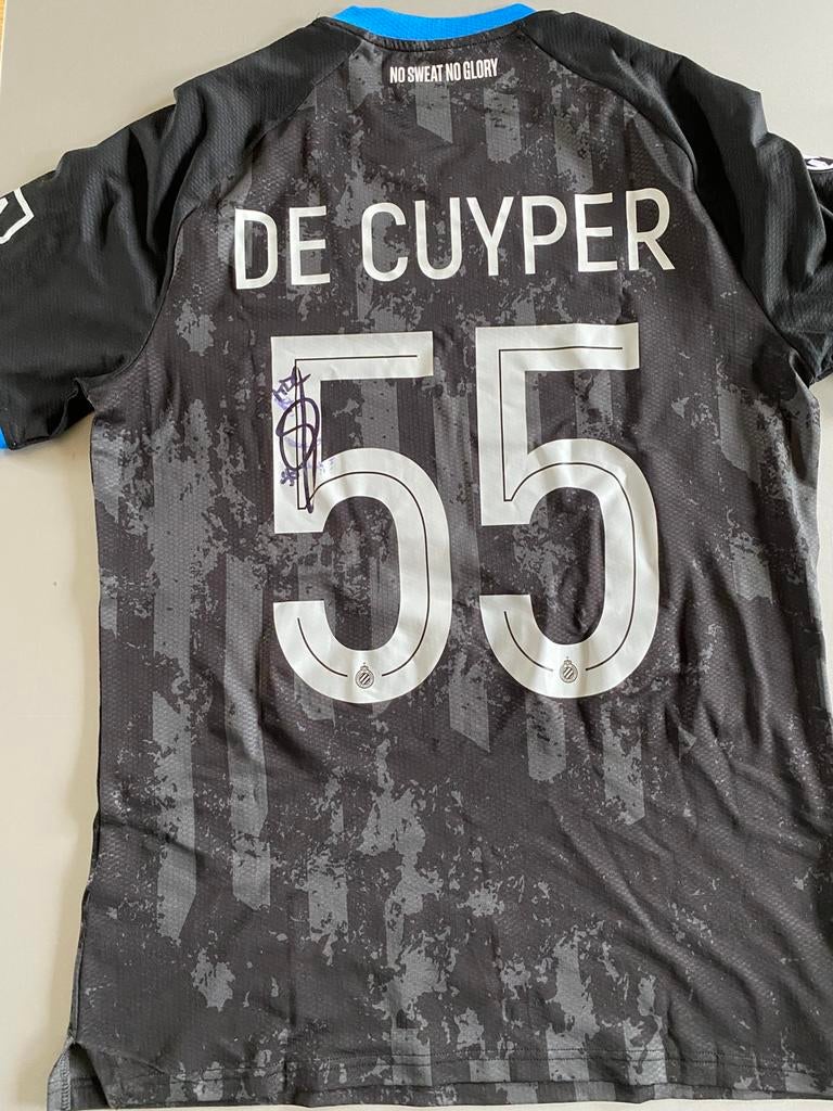 Matchwornshirt Maxim De Cuyper (Man. C- Club Brugge), Enlèvement ou Envoi, Comme neuf, Maillot