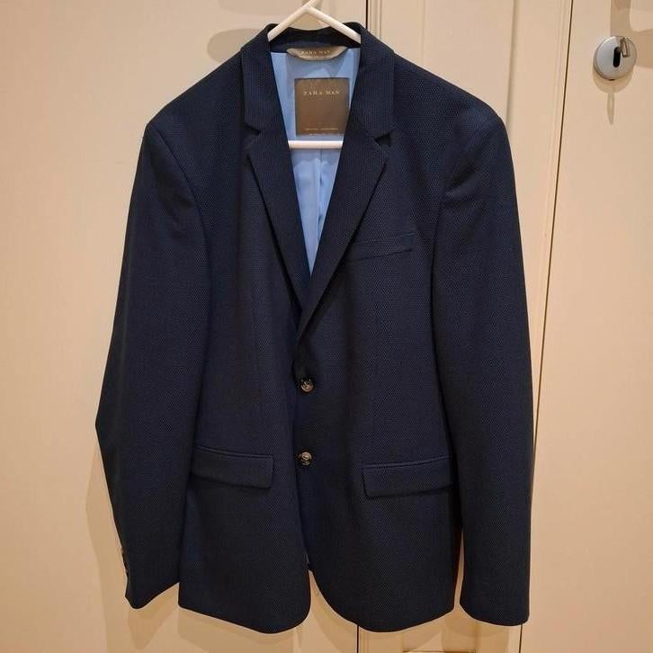 Kostuum vest blauw EUR54, Ophalen of Verzenden, Zo goed als nieuw, Blauw