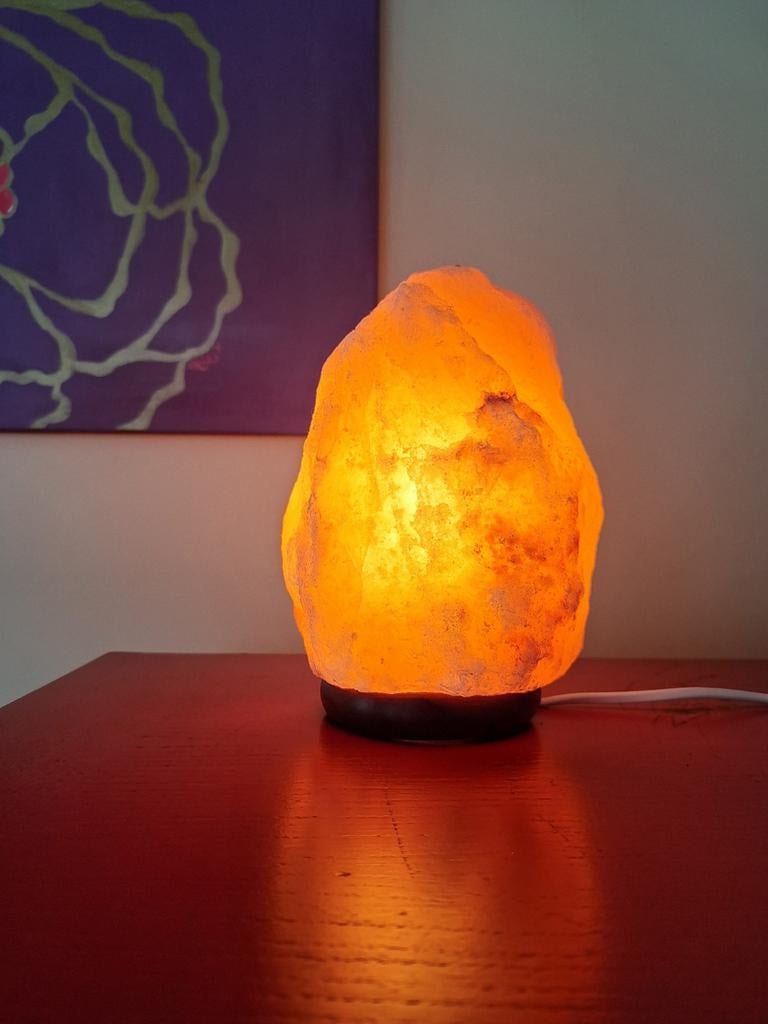 Mooie zoutlamp. Hoogte 20 cm., Ophalen, Zo goed als nieuw, Minder dan 50 cm