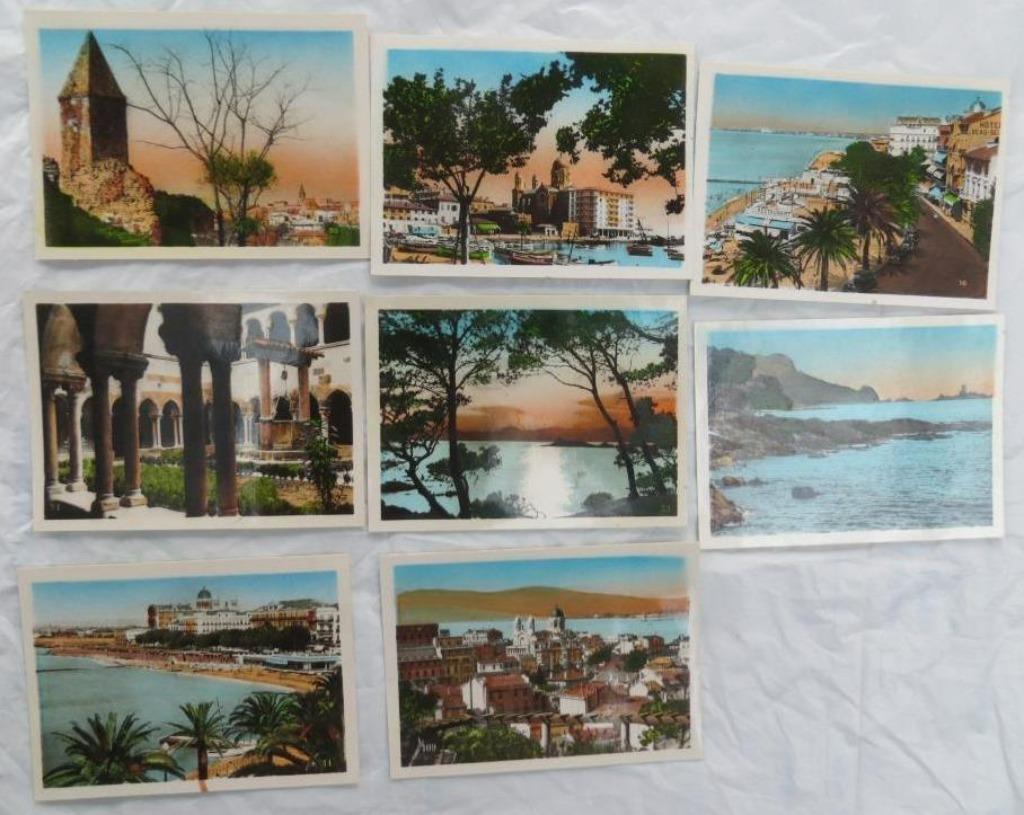 9 prentjes St Raphaël, Frejus , Verzamelen, Zo goed als nieuw, 1940 tot 1960, Prent, Buitenland