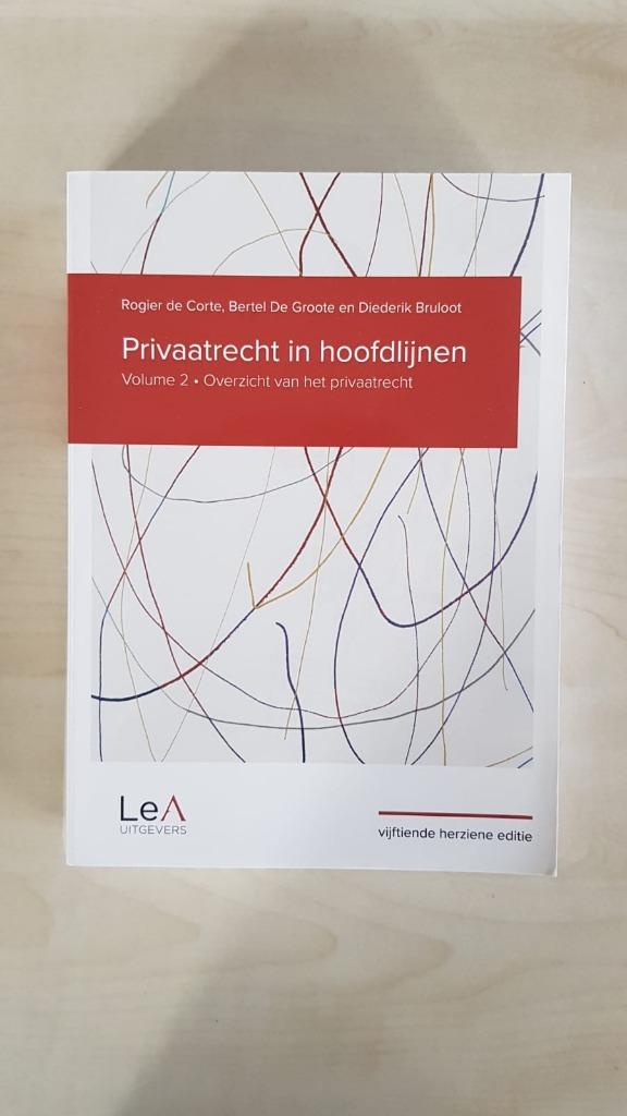 Privaatrecht in hoofdlijnen - Volume 2 - ISBN 9789464078688, Boeken, Schoolboeken, Zo goed als nieuw, Ophalen of Verzenden