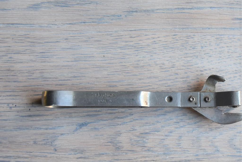 Vintage blikopener Skyline, Verzamelen, Ophalen of Verzenden, Gebruikt