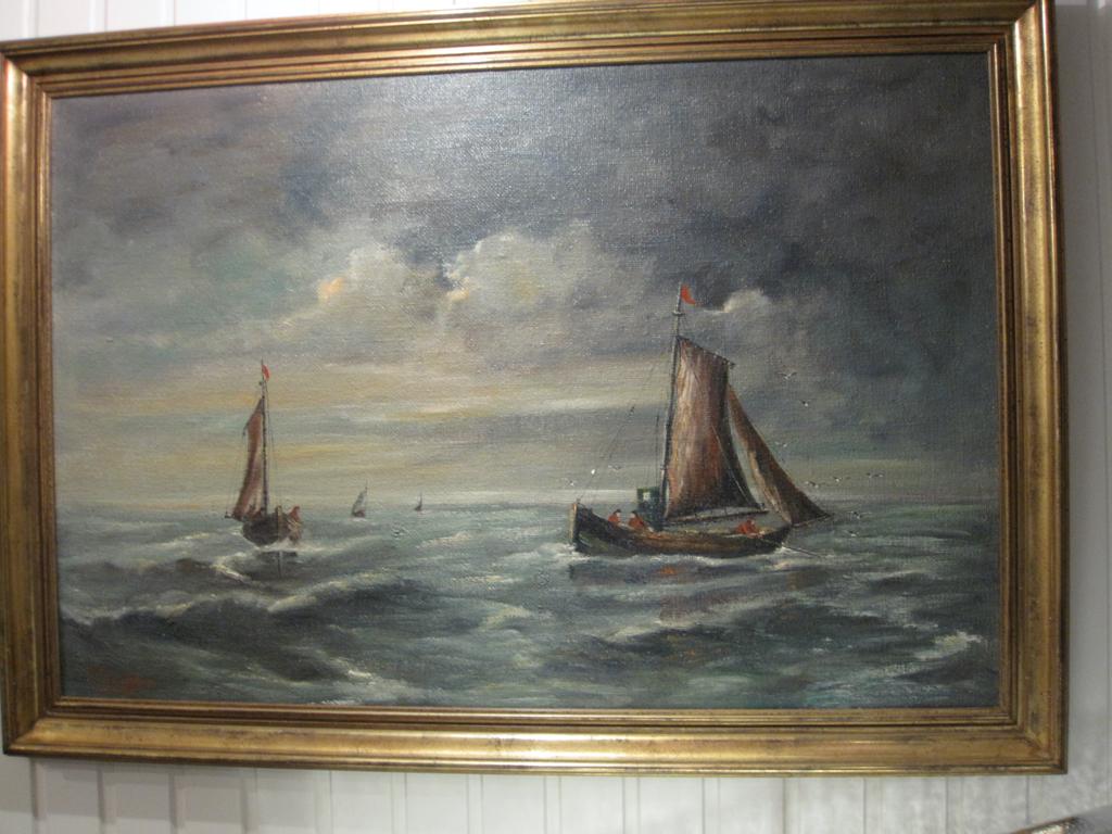 schilderij marine, Ophalen