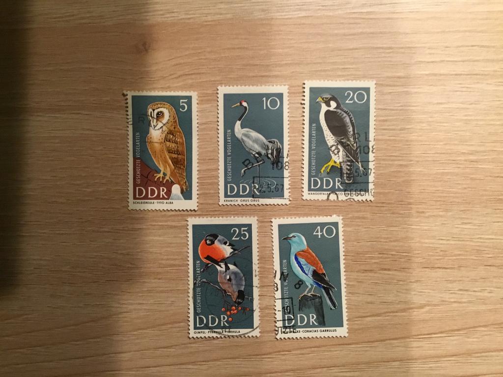 Postzegels vogels, Ophalen of Verzenden, Gestempeld, Dier of Natuur