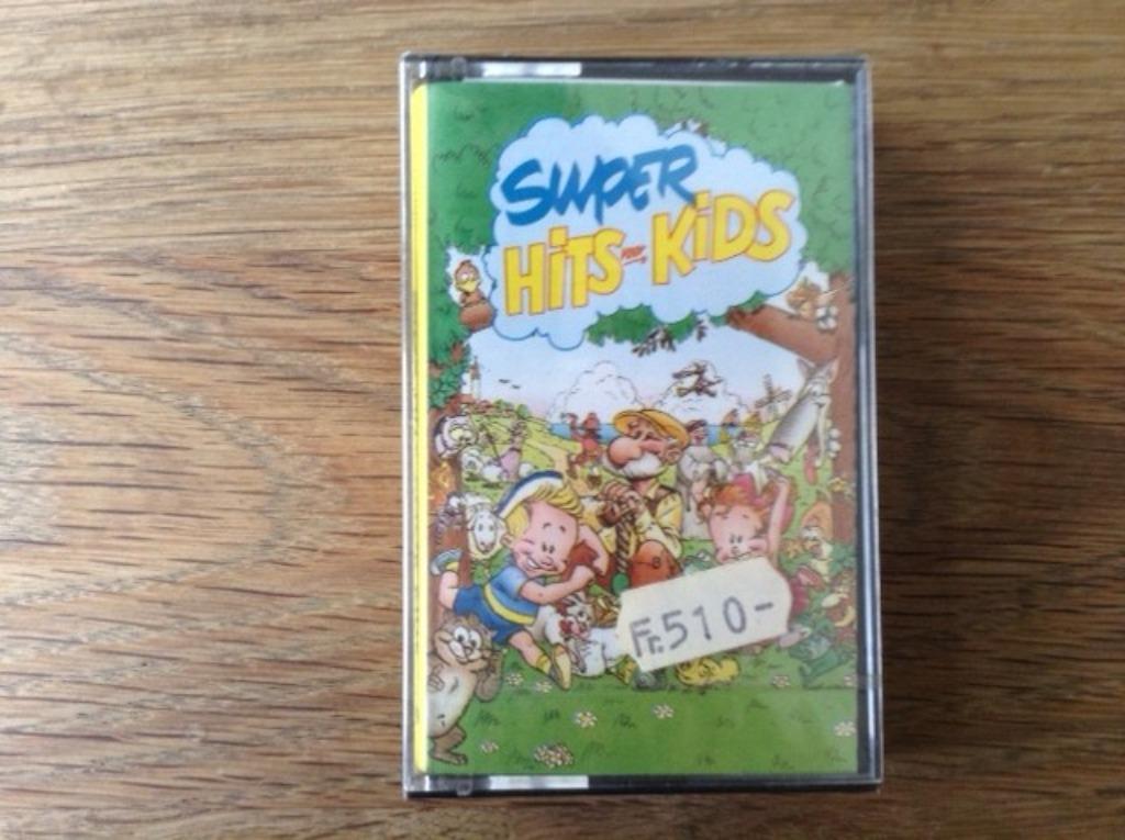 muziekcassette super hits voor kids, Cd's en Dvd's, 1 bandje, Ophalen of Verzenden, Origineel, Nieuw in verpakking