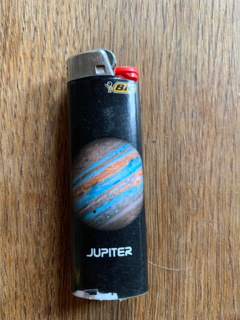 Bic Jupiter aansteker. verzamelaar. Licht beschadigd, Verzenden, Gebruikt, Aansteker