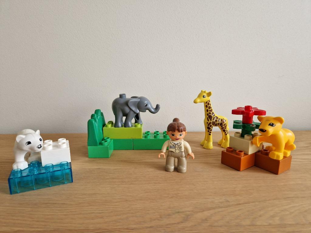 duplo 4962 baby dierentuin, Kinderen en Baby's, Ophalen, Zo goed als nieuw, Complete set, Duplo